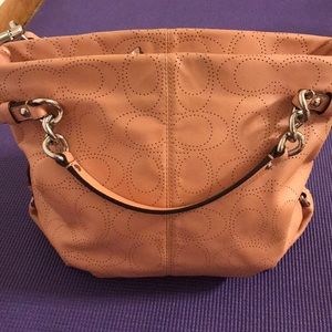 Coach soft leather shoulder bag